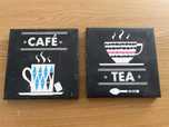 Obrazki Cafe & Tea 2 sztuki