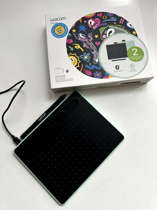 Графічний планшет Wacom Intuos Small Pistachio (Bluetooth, Pen Tablet)