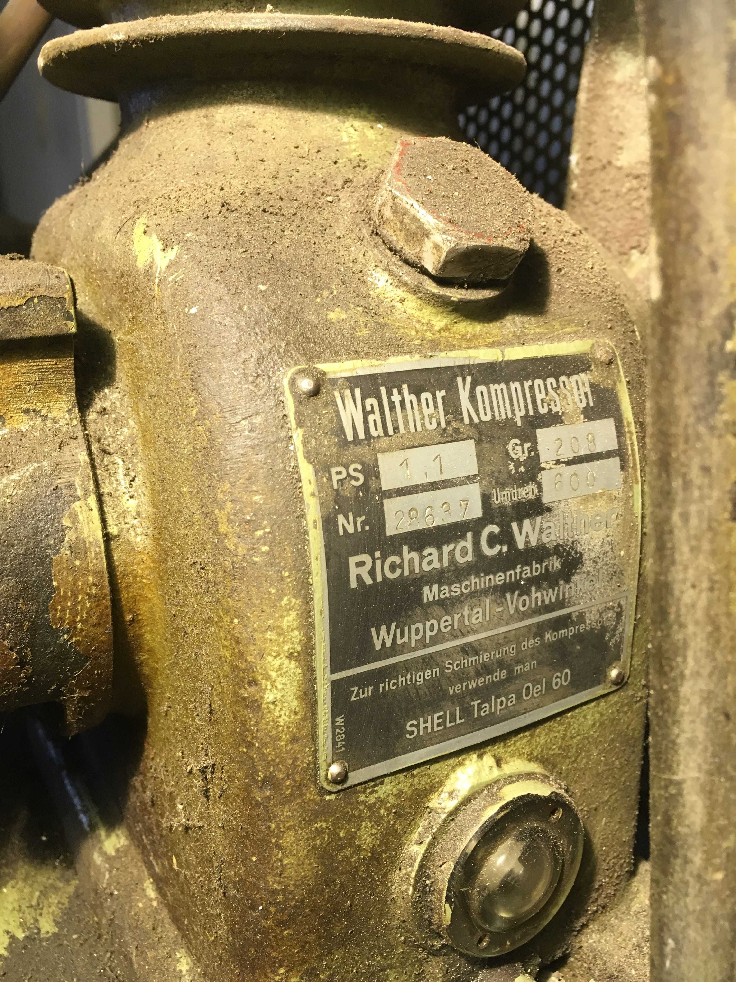 SPRAWNY niemiecki kompresor sprężarka powietrza  RICHARD C WALTHER