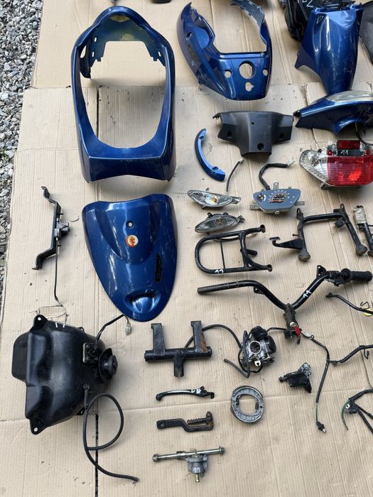 Skuter Romet coliber router części 50 cc 4 sów koła 10 cali