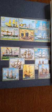 Stare znaczki pocztowe Okręty