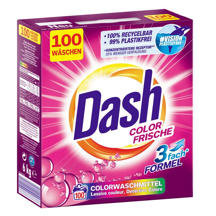 Proszek do prania DASH Color Frische 100 prań 6 kg