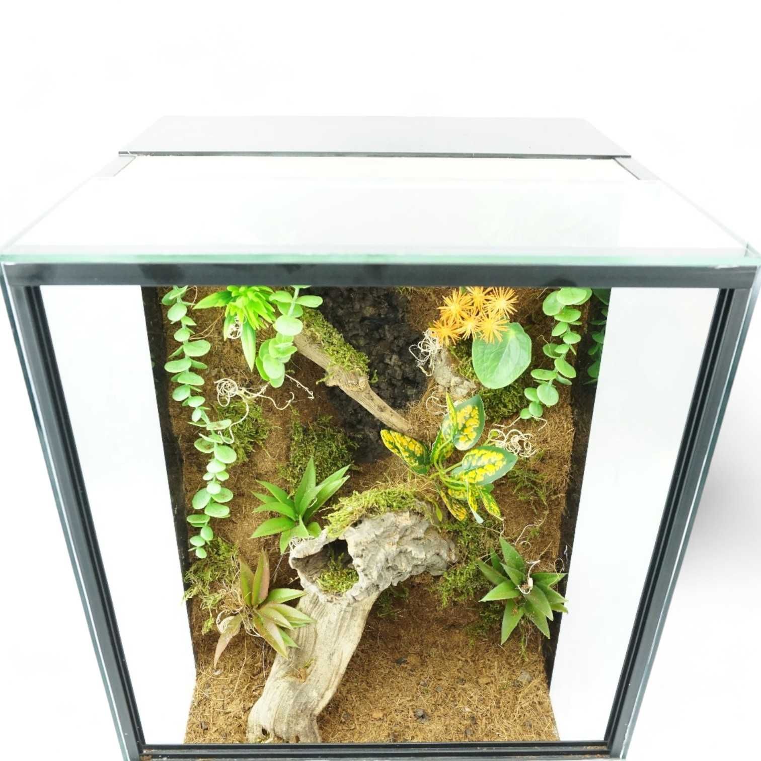 Terrarium 50x35x35cm Gekon Pająk Wąż Nowe 2szt