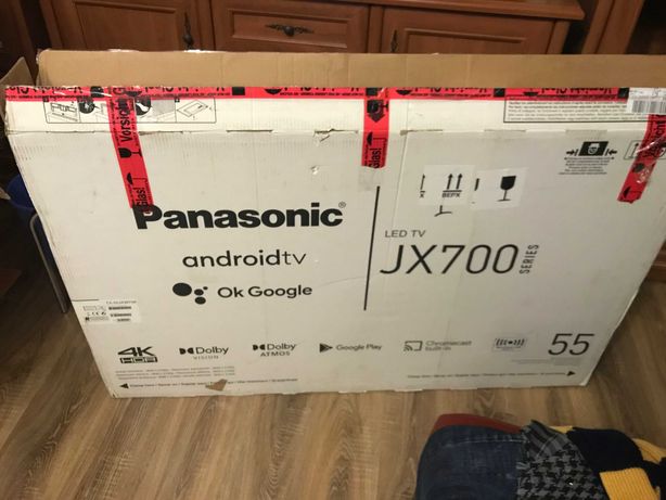 Panasonic TX-55JXW704, 55", HDR 10+, 4k , Android TV10, 2022 г.