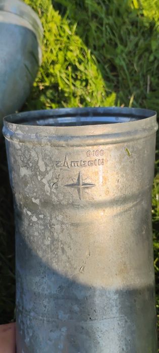 Odsadzka rury spustowej 100 mm rynna  Tytan cynk cena za 2 sztuki