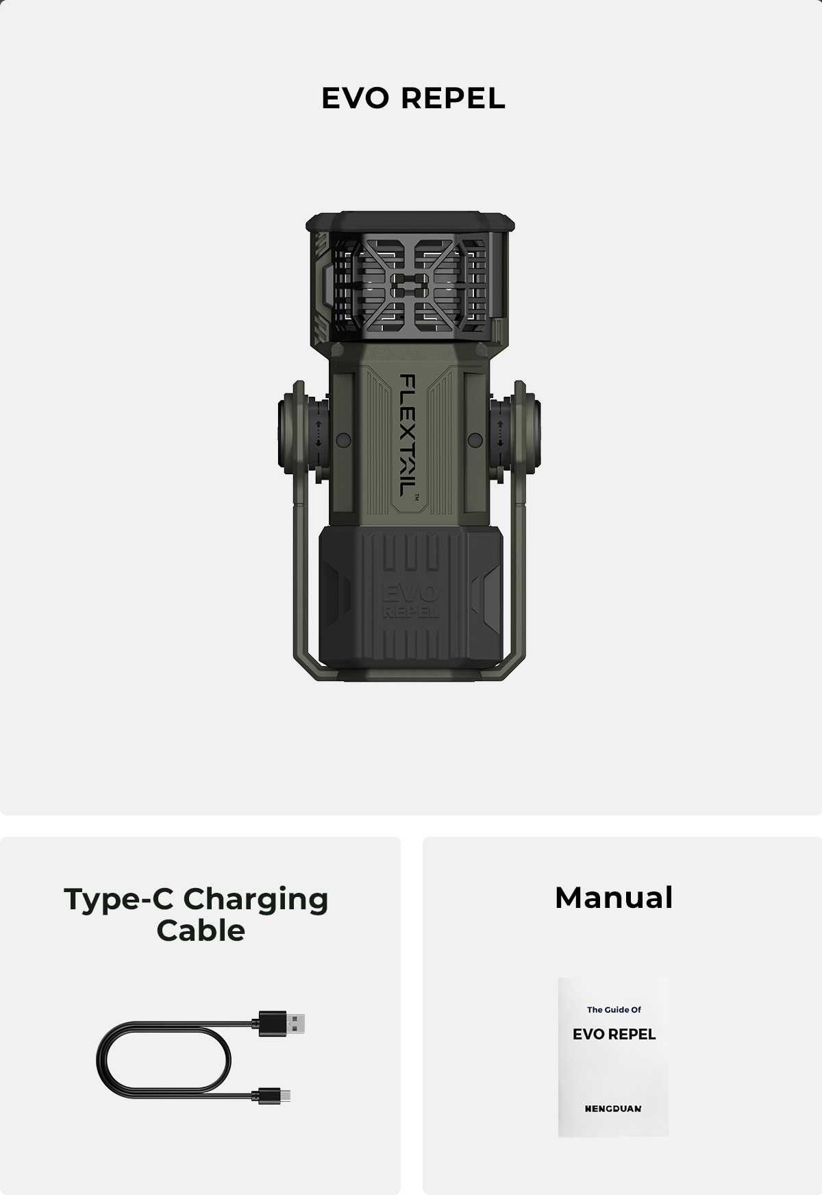 Powerbank Latarka FLEXTAIL EVO REPELLER Odstraszacz komarów