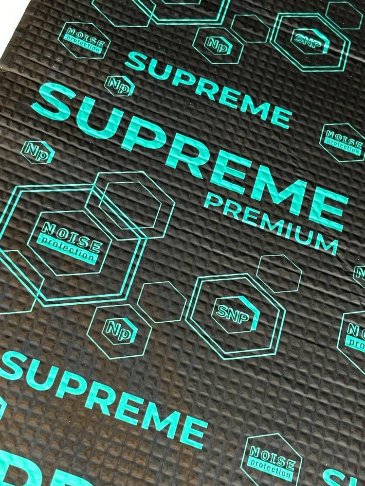 Виброизоляция, шумоизоляция Supreme Украина 500х700 , 1.5/2.0/3.0 мм