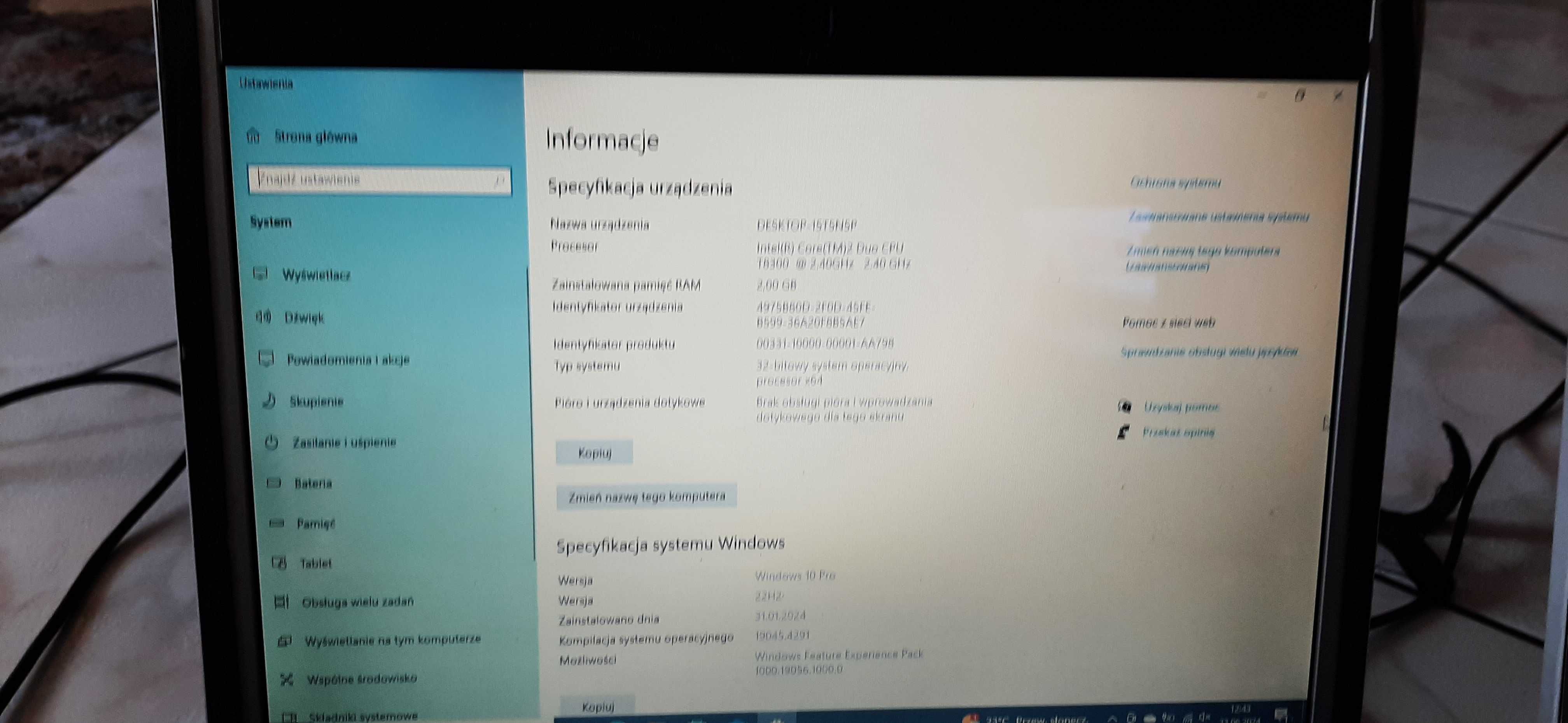 Dwa laptopy DELL XPS M 1330