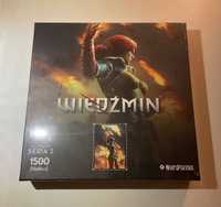 Puzzle Wiedźmin TRISS Bohaterowie 1500 - NOWE - FOLIA !!!