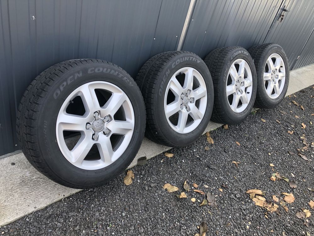 Koła alufelgi zimowe komplet , rozstaw 5x130, 255/55/18, AUDI Q7,