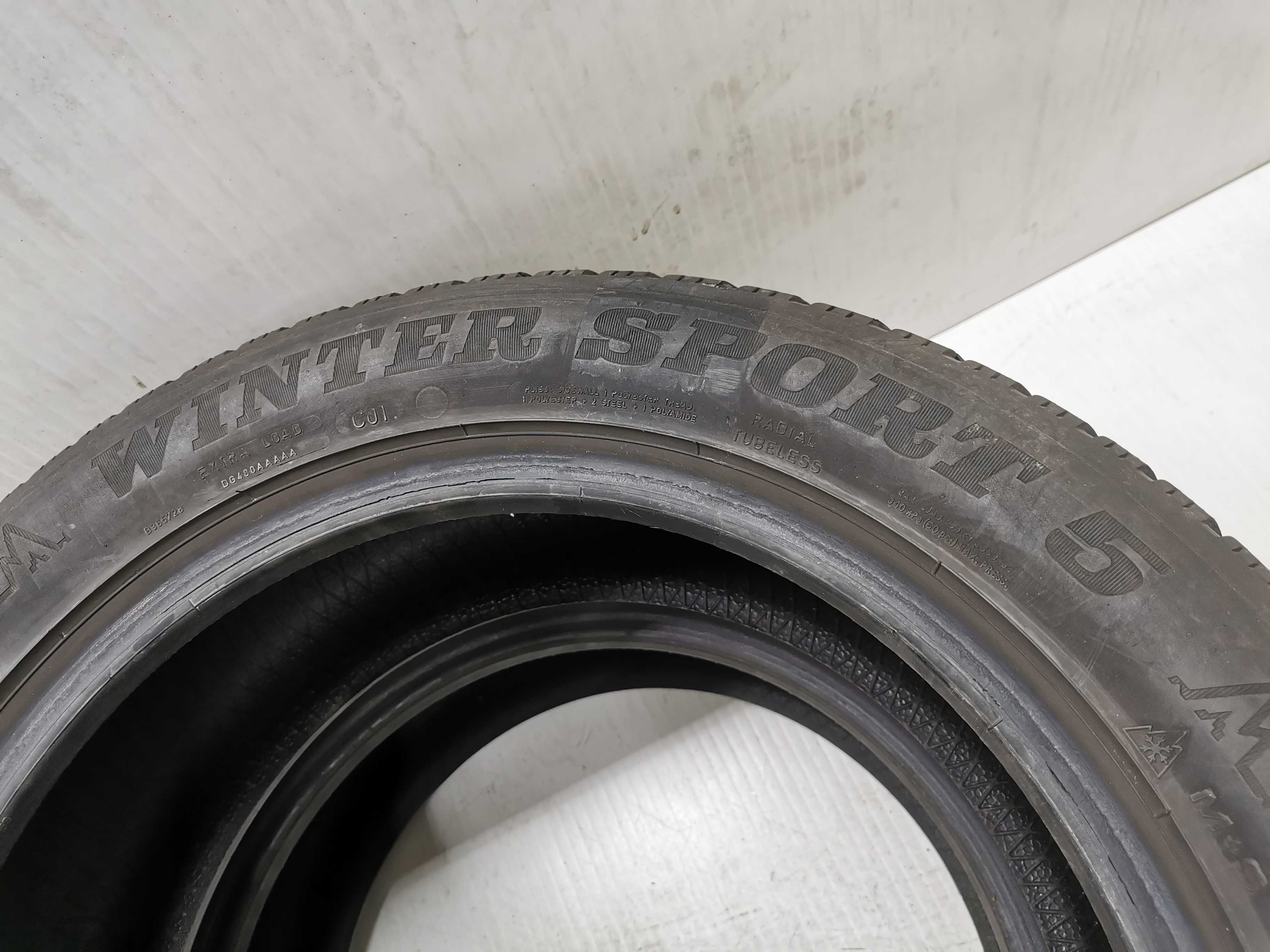 TANIE! Dunlop Winter Sport 5 215/55r17 98V N0639