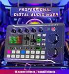 Professional Live Sound Card z Bluetooth - Efekty - zmiana głosu - kar