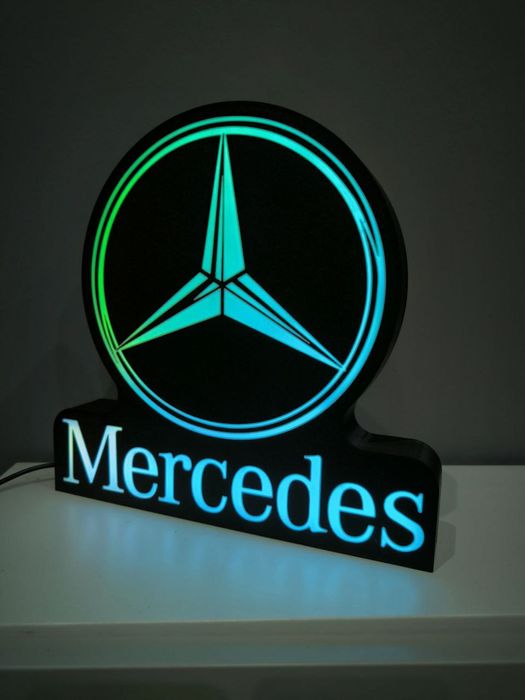 Logo Mercedes Led RGB