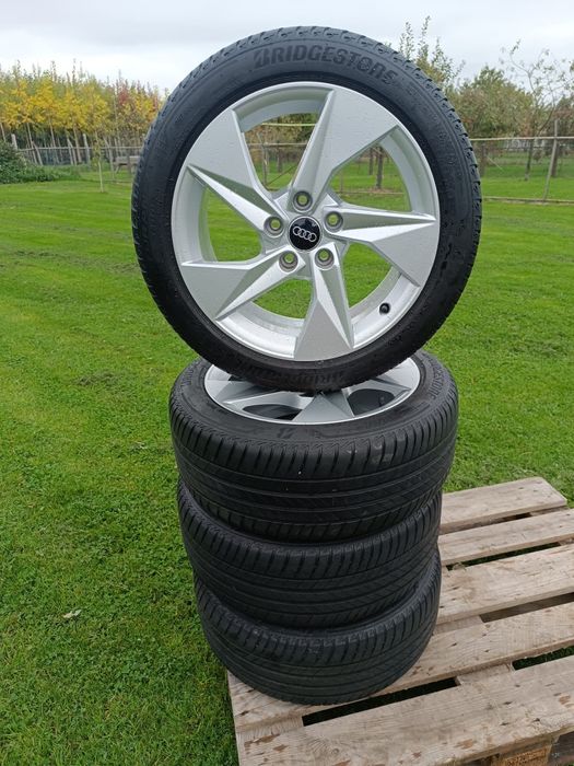 Felgi Audi 225/45 17 + opony Bridgestone Turanza T005