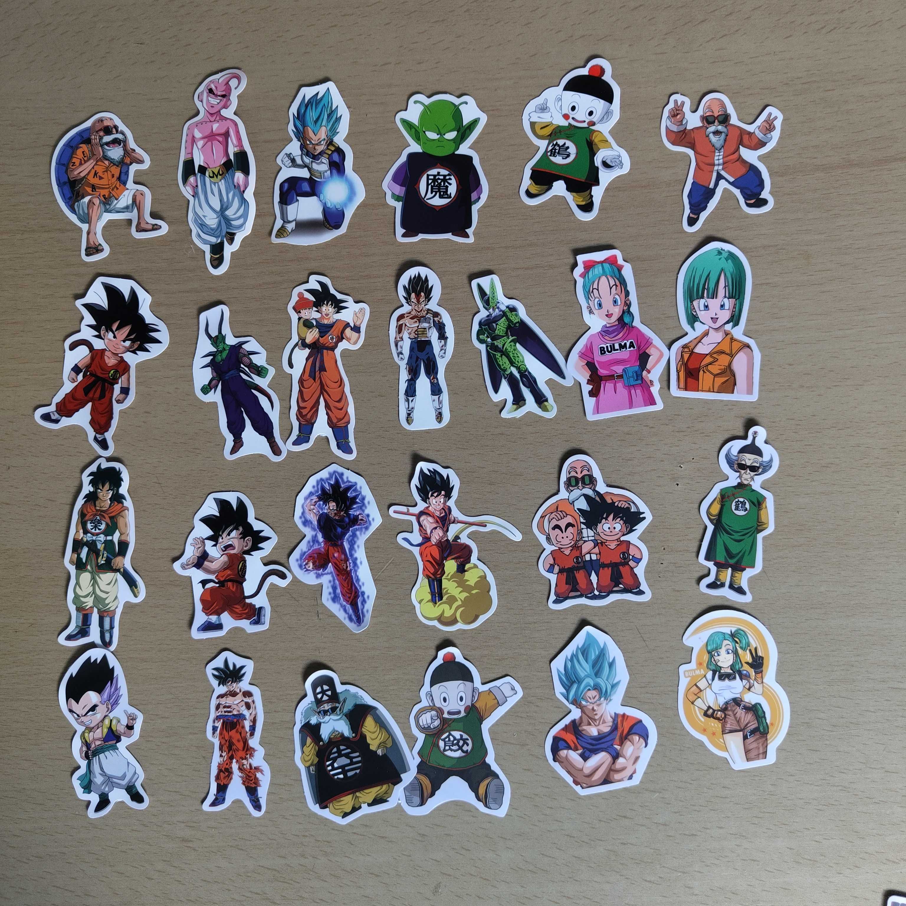 100 Stickers Autocolantes Dragon Ball