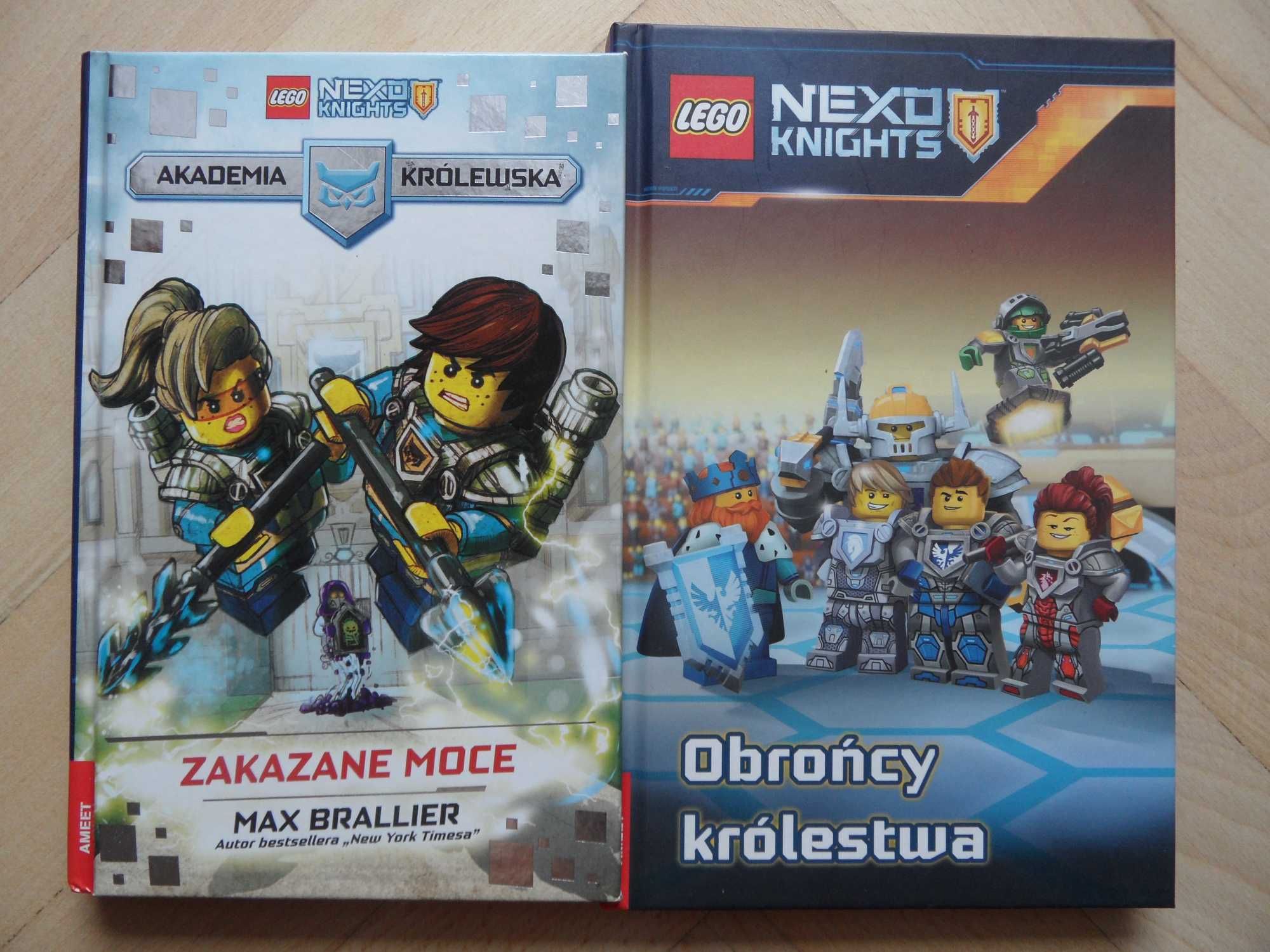 2x Książki Lego Nexo Knights - Obrońcy Królestwa, Zakazane Moce