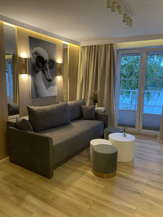 Apartamenty nad jeziorem Nocleg Mazury Ostróda MoLoo Apartament