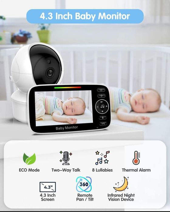 Відеоняня Baby monitor sm43c