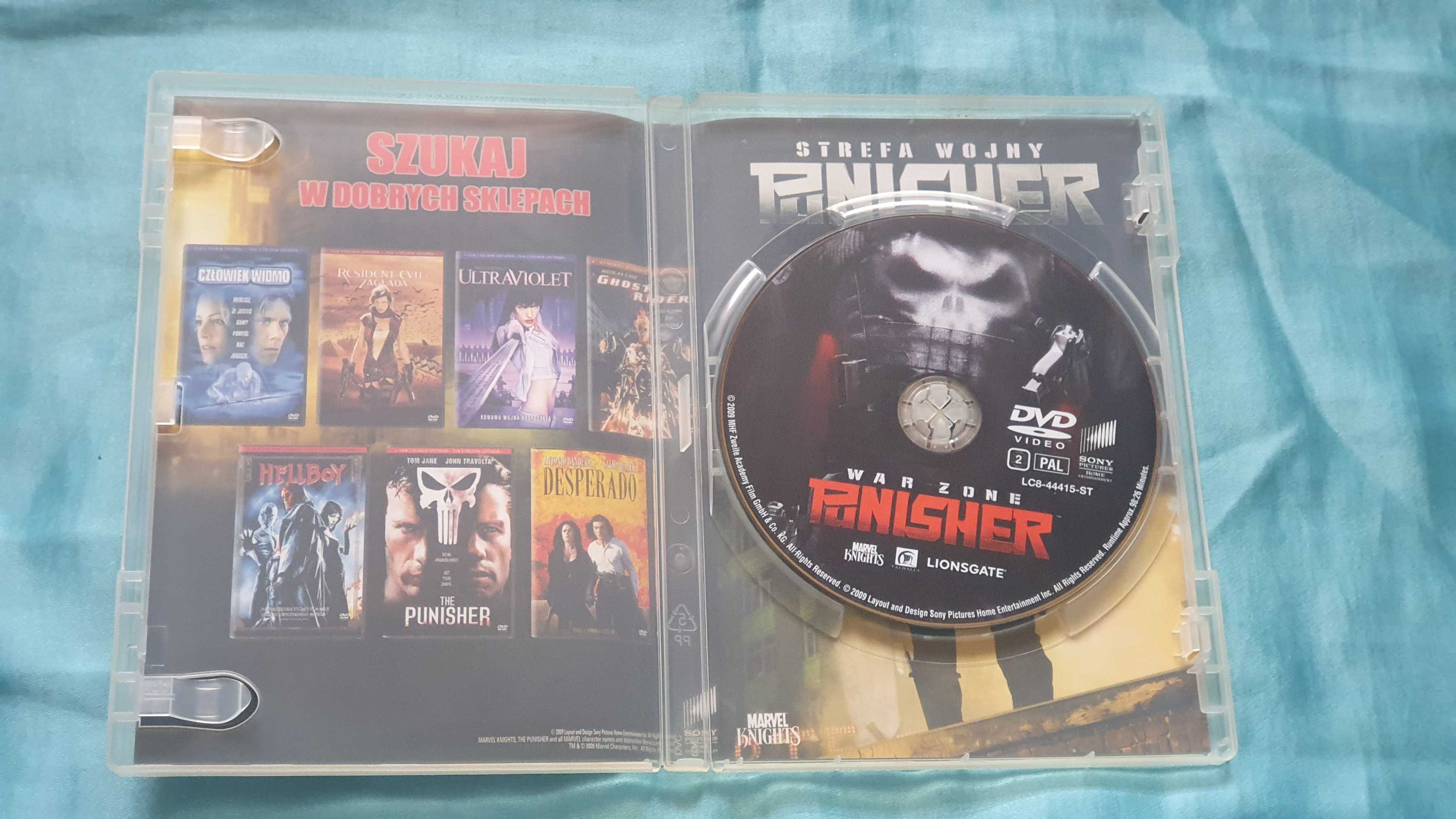 PUNISHER  strefa wojny  DVD