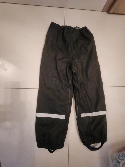 Spodnie przeciwdeszczowe ocieplane rozm. 116, h&m
