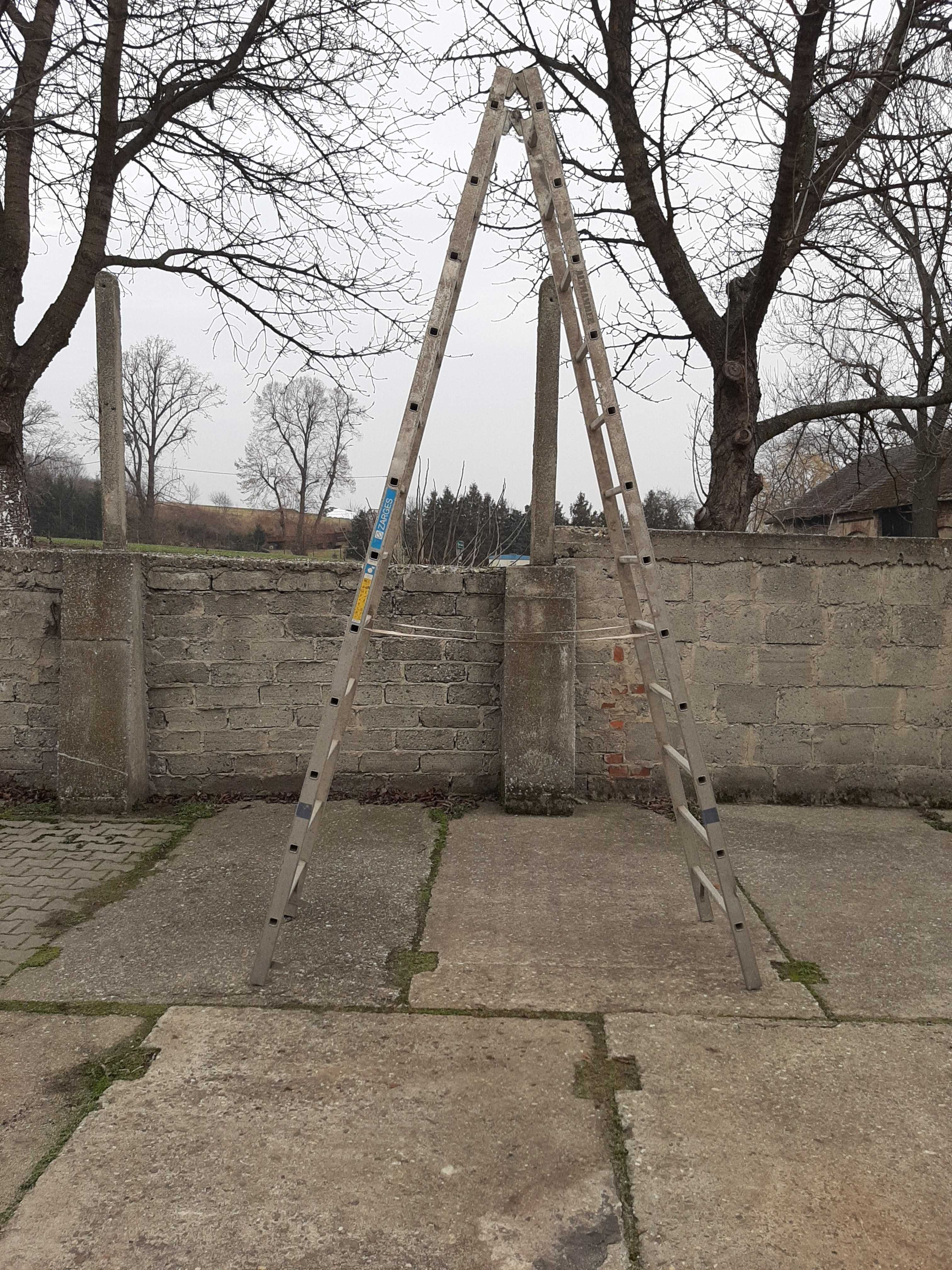 Drabina aluminiowa Zagres 2x12