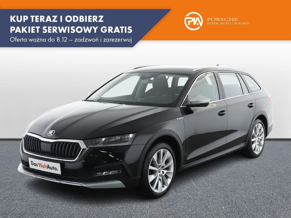 Skoda Octavia Škoda Octavia 2.0 TDI SCR 4x4 Scout DSG 200KM, Matrix, FV23%