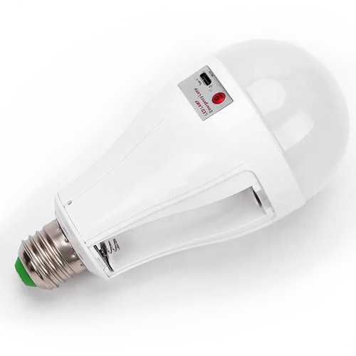 Светодиодная LED лампочка с аккумулятором FA-3920 Pro, 20W E27 2x18650