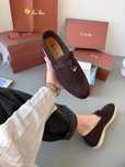 Loafers Loro Piana Brown premium