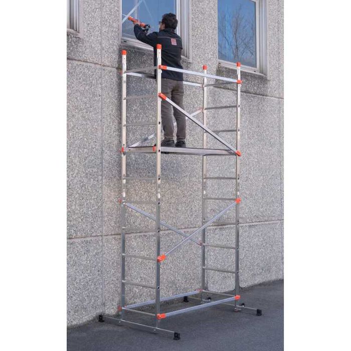 Rusztowanie aluminiowe Gierre Fast&Lock wys.rob. 5,8m