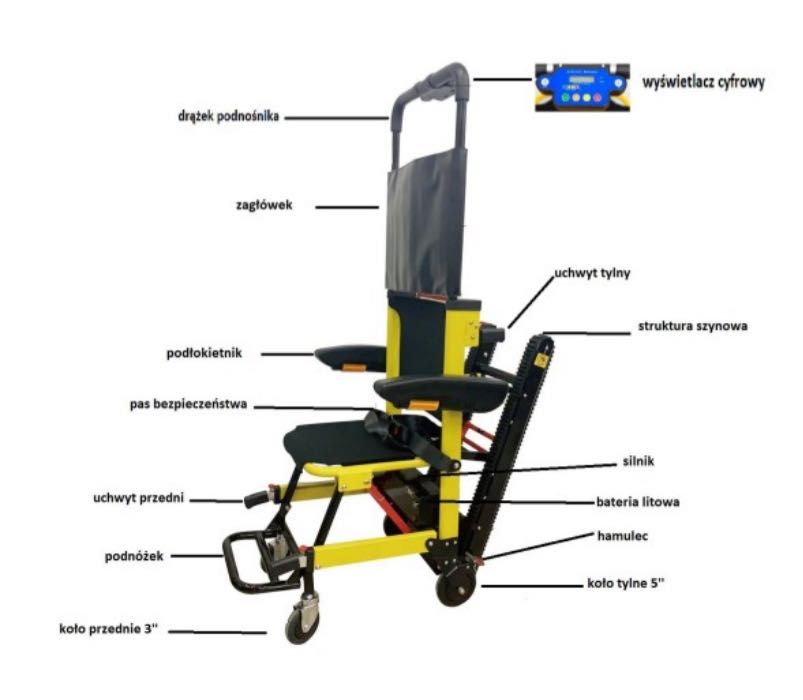 Schodołaz schodowy DRAGON DW-ST003C (MINI)