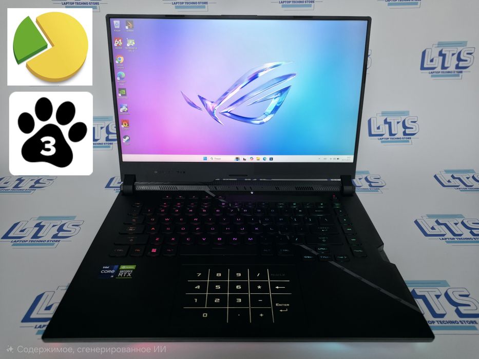 Asus Rog Strix Scar 15 G533ZW 300hz i9-12900H/ram32/ssd-1Tb RTX3070Ti