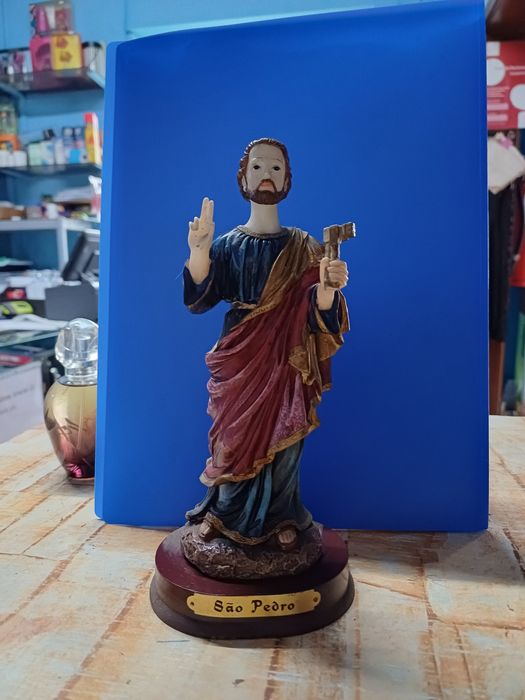 Lote de estatuetas de santos