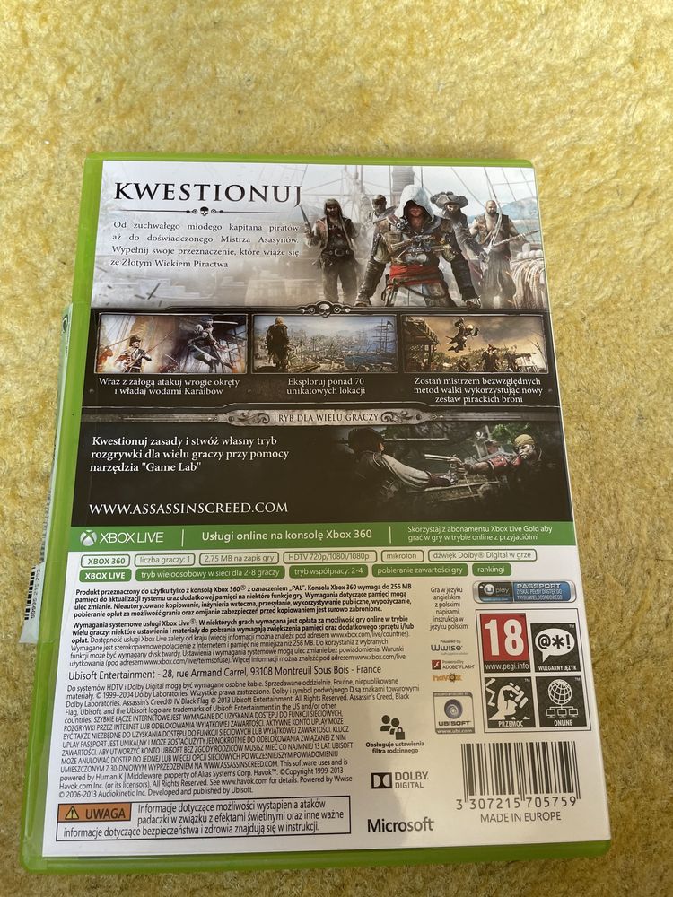 Assassin’s Creed IV Black Flag XBOX 360