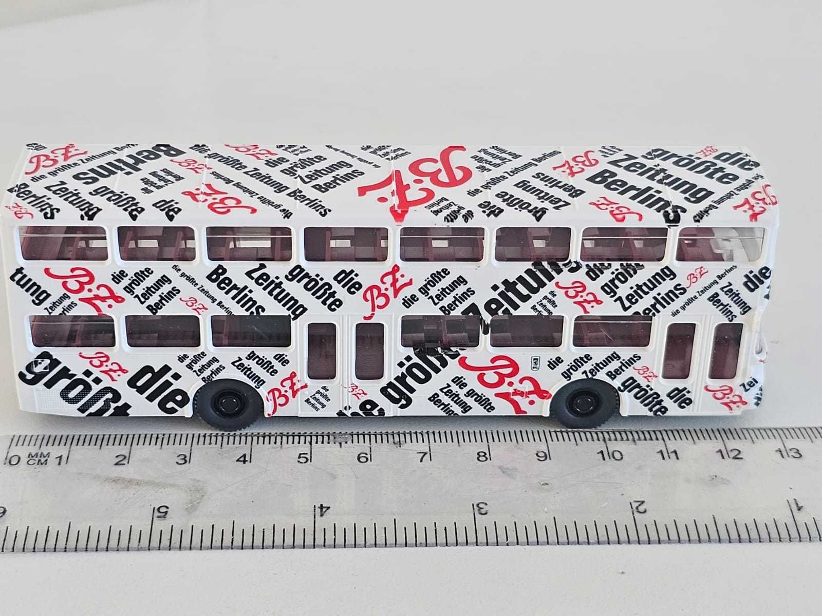 Wiking 1:87 H0 - Man SD 200 autobus piętrowy model do makiety