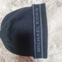 Michael Kors czapka zimowa bardzo ciepła czarna z napisem one size
