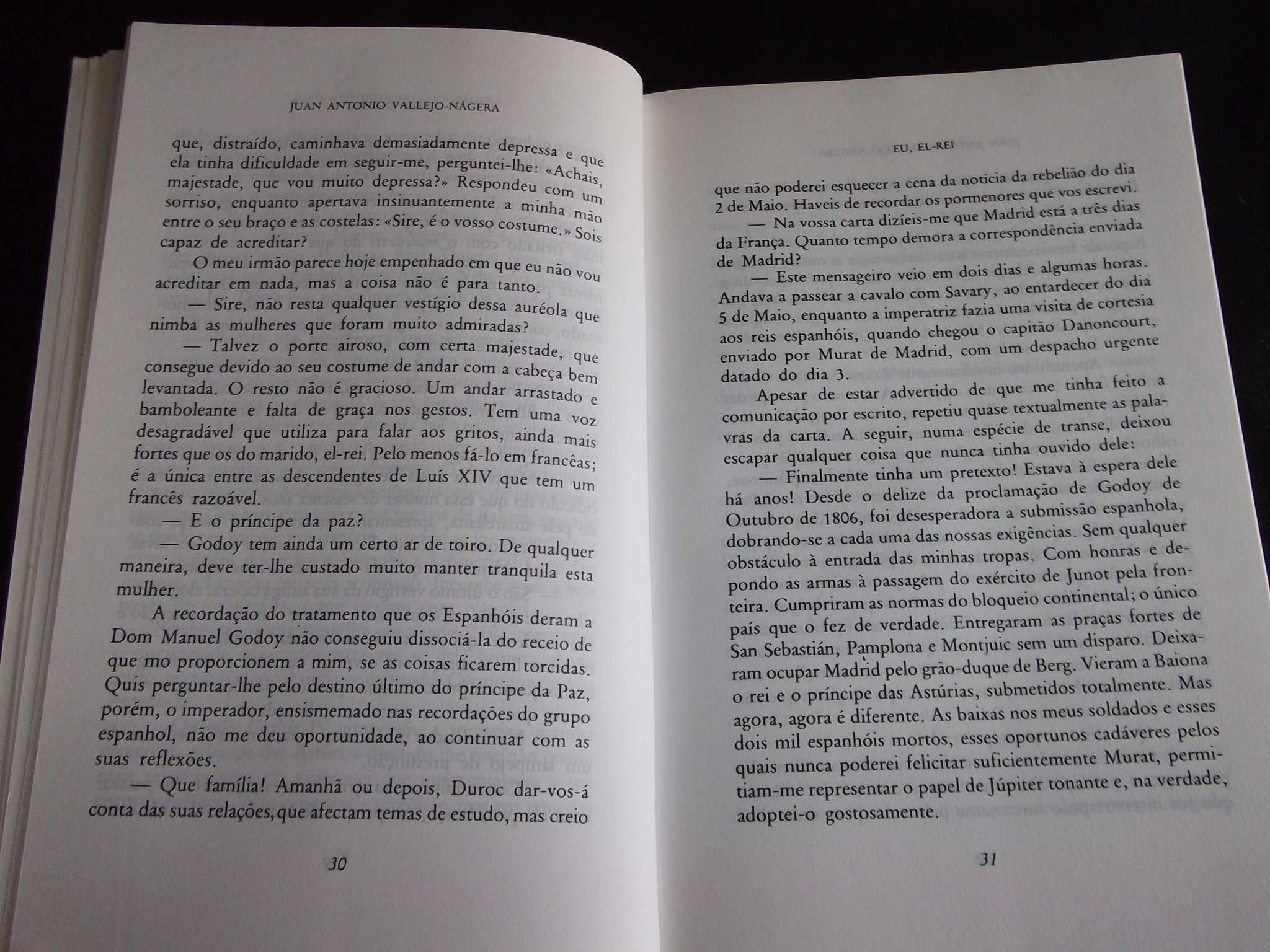 Livro Eu El-Rei Juan Antonio Vallejo-Nágera Bertrand