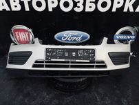 Бампер Форд Фокус 2 Передний Ford Focus 2 Сірий Колір O3 Авторозборка
