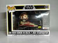 Funko Pop! Star Wars: OBI-Wan Kenobi in Delta 7 Jedi Starfighter