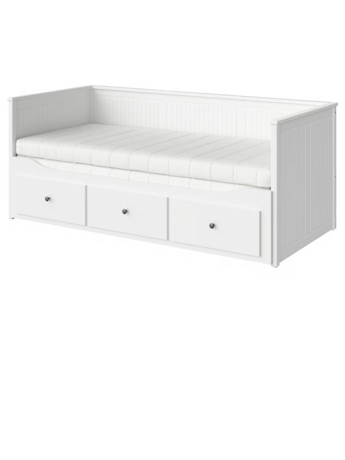 Łóżko HEMNES białe