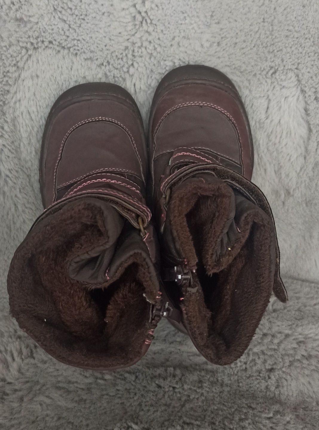 Buty zimowe dziewczęce ocieplane roz. 31