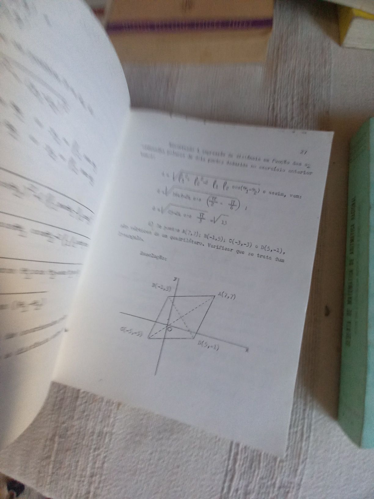 Sebenta de Matemática Geometria Analítica