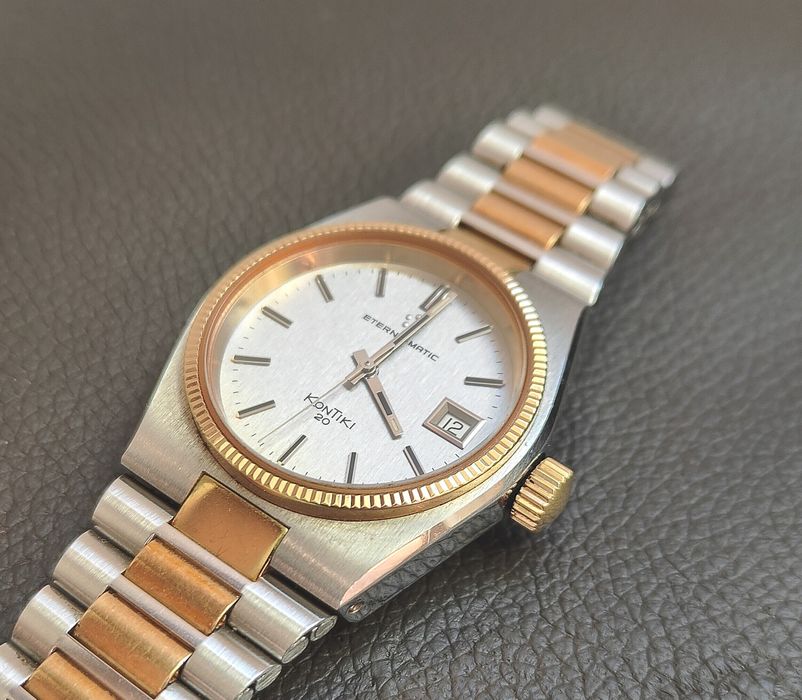 Zegarek męski Eterna Matic Kontiki 20 Swiss Made Vintage