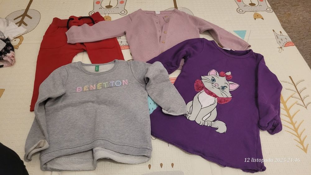 Paka ubrań dla dziewczynki 86- 92