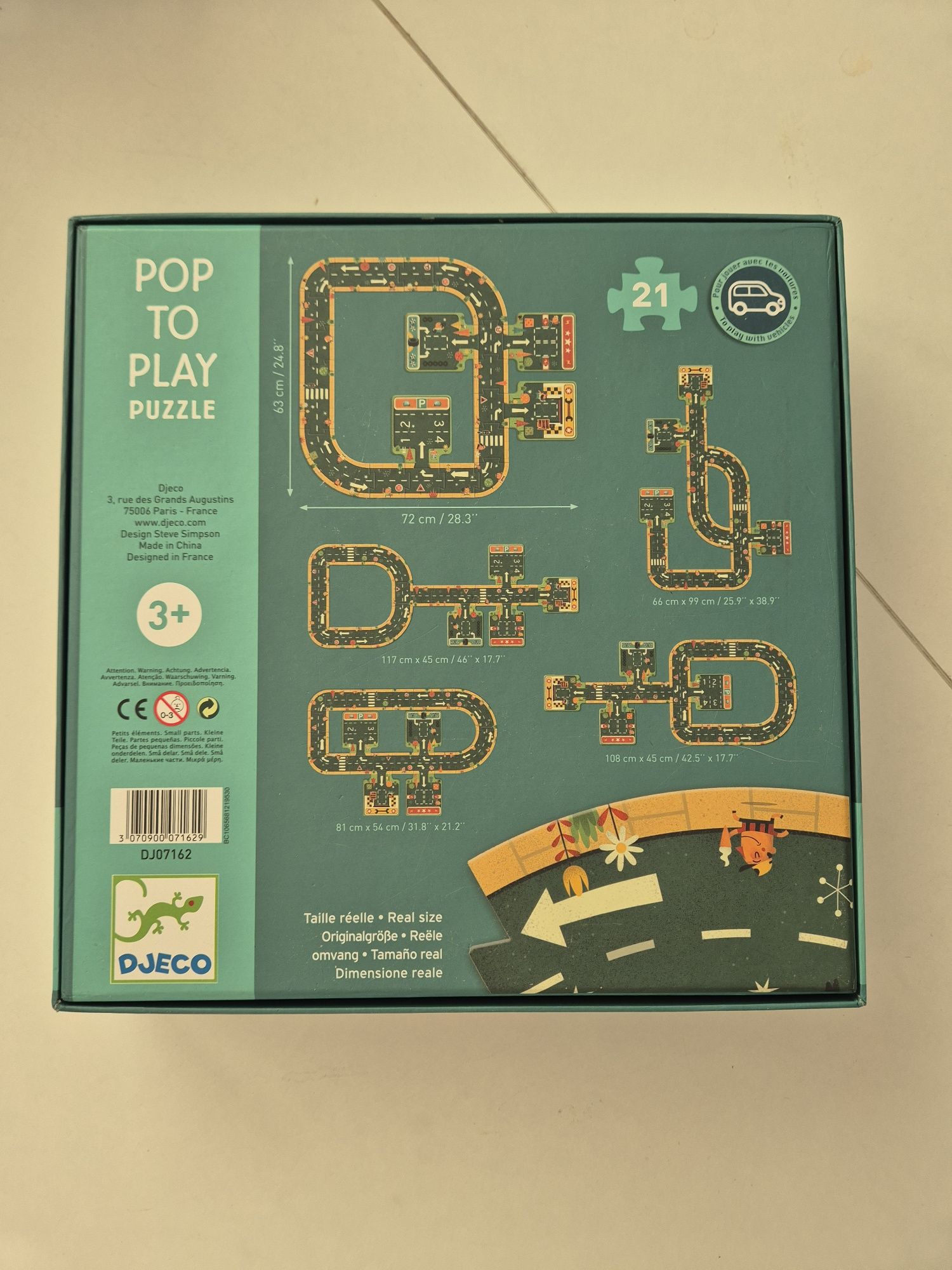 DJECO Puzzle Droga/Pop to play puzzle