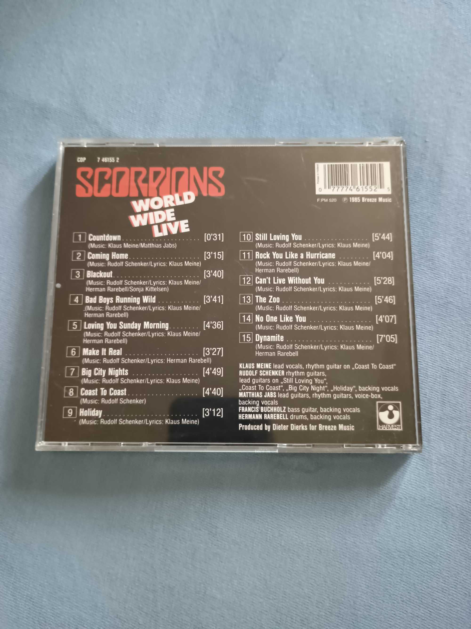 Płyta CD Scorpions - World Wide Live