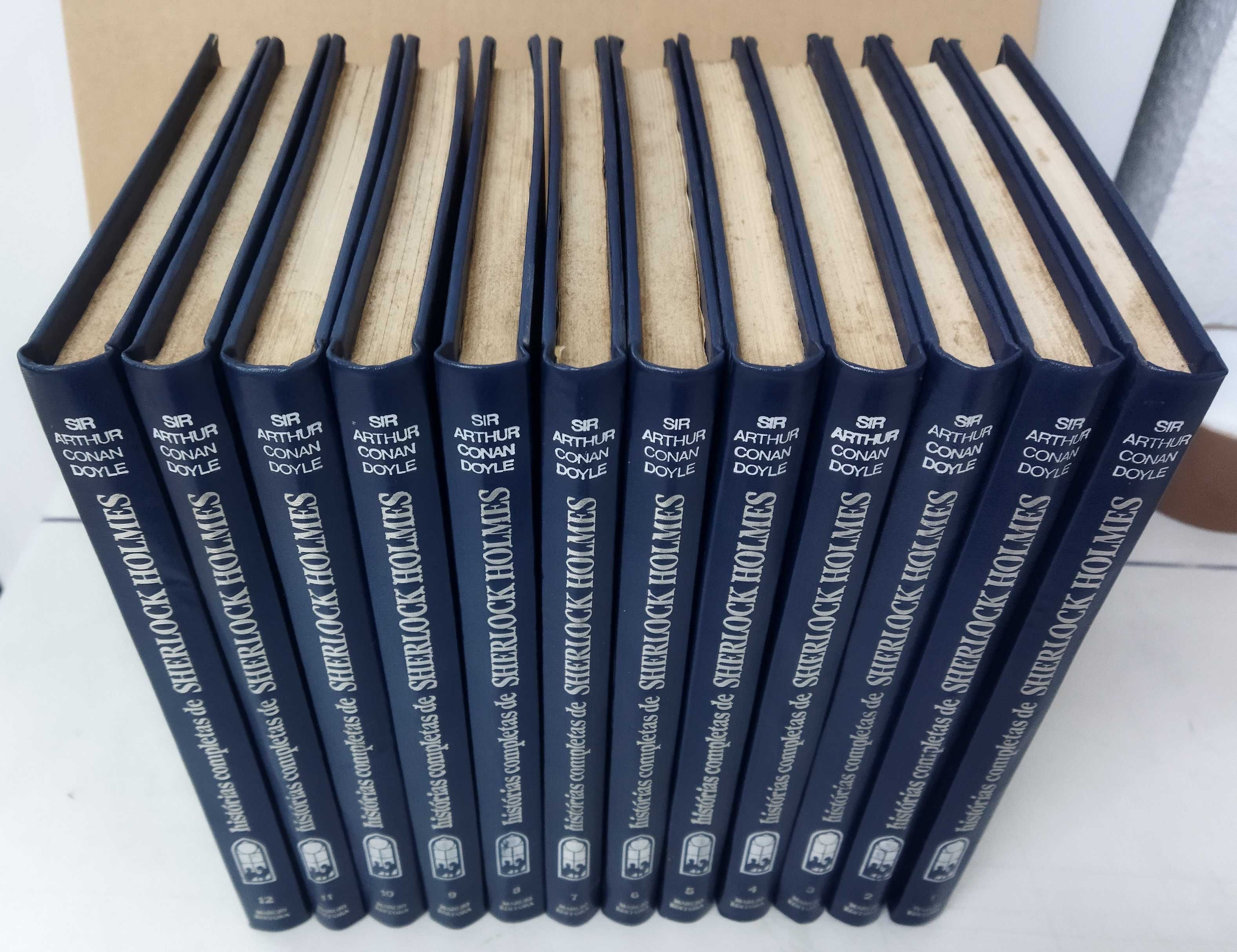 SHERLOCK HOLMES. Coleção completa 12 Volumes. Marujo. Editora