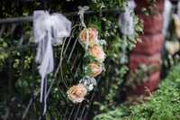 Koła kwiatowe/ wianki dekoracje weselne