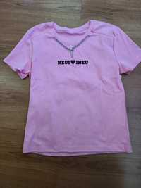 T-shirt rosa de sra