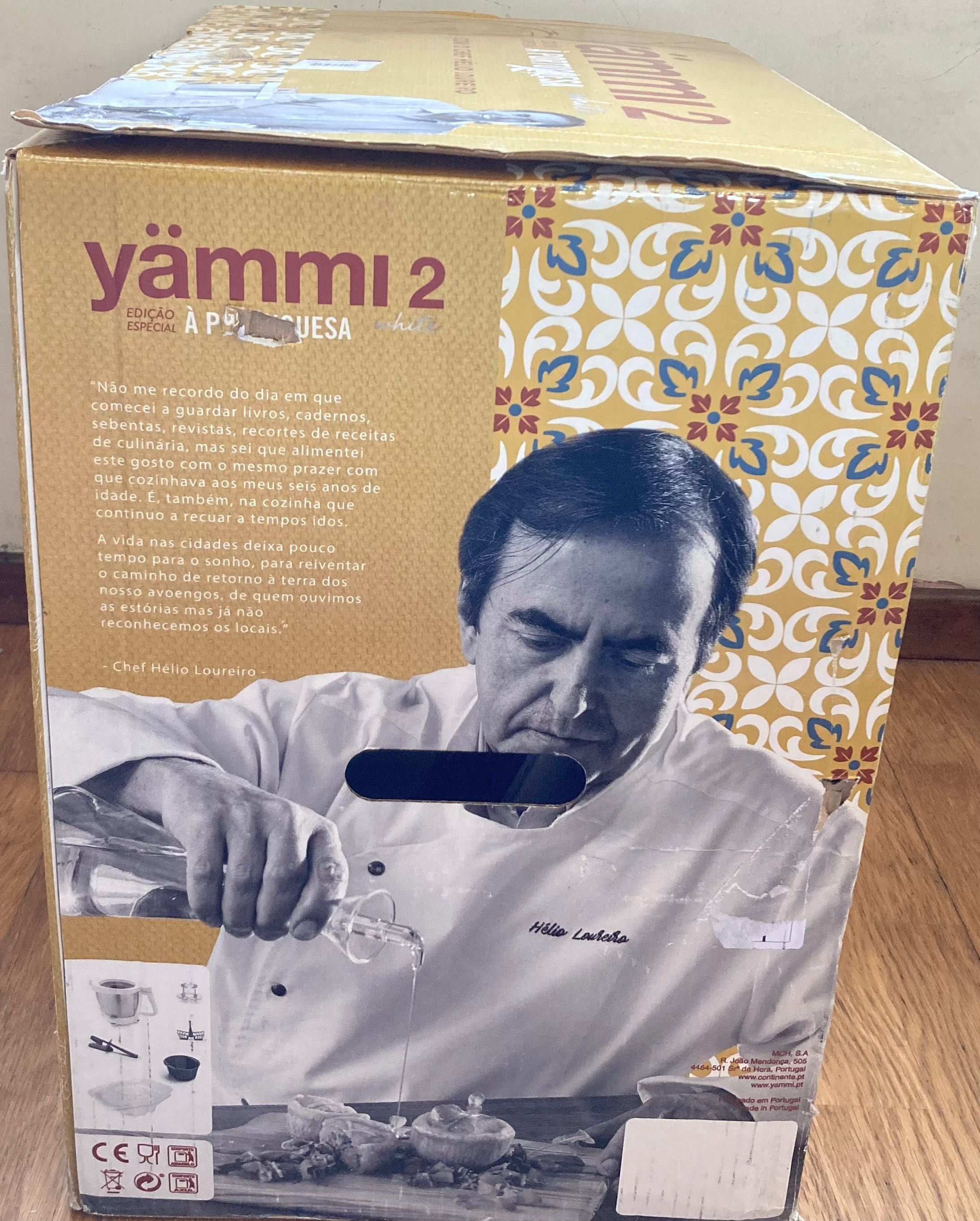 Robô de cozinha YÄMMI 2 Upgrade White- novo, 3 anos de garantia