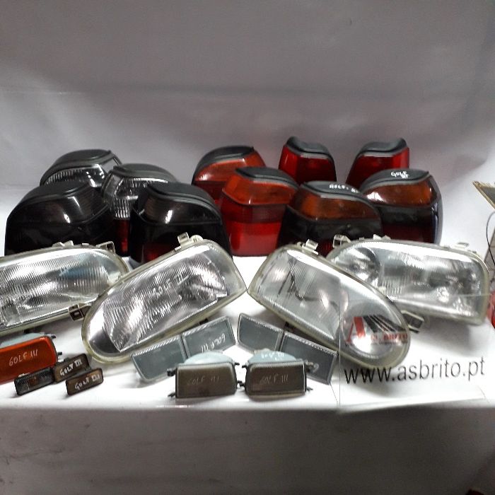 Farol Grelha Farolim espelhos VW golf III